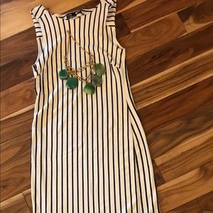 BananaRepublic Striped bodycon dress. New, no tags